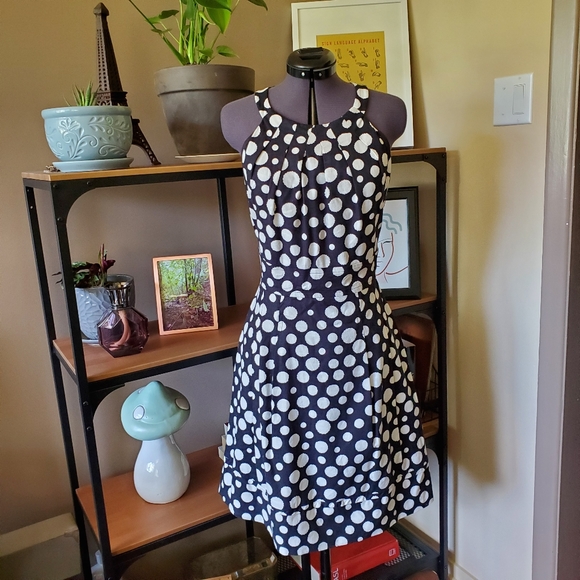 Eliza J Dresses & Skirts - Eliza J Polka Dot Halter Dress